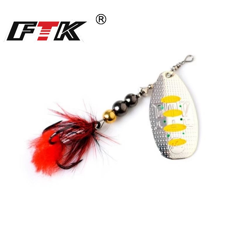 FTK Metal Fishing Lure Spinner - Fishing Hook Treble recension och pris