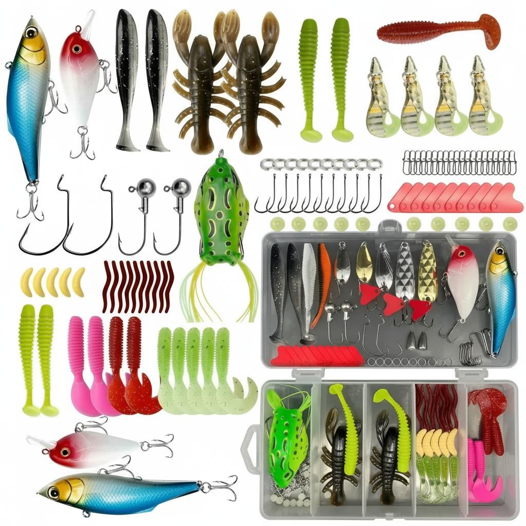 133Pcs Premium Fishing Lures T - Fishing Hook Jig recension och pris