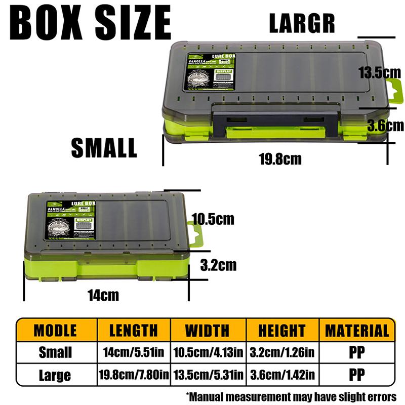 Double-Sided Compact Tackle Bo - Fishing Hook Box recension och pris
