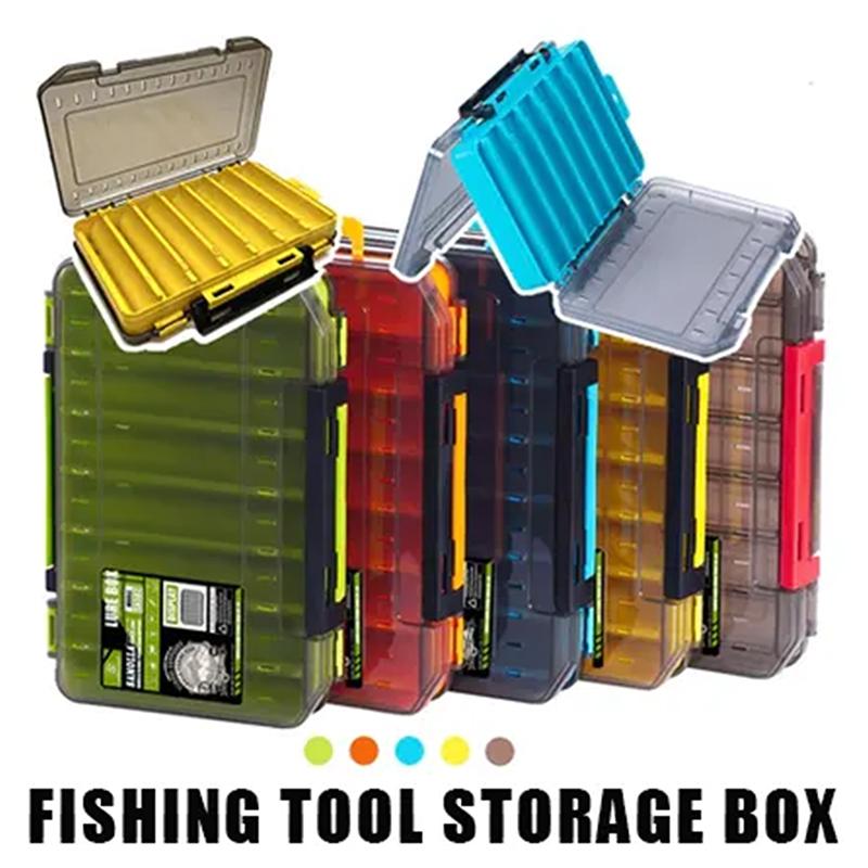 Double-Sided Compact Tackle Bo - Fishing Hook Box recension och pris