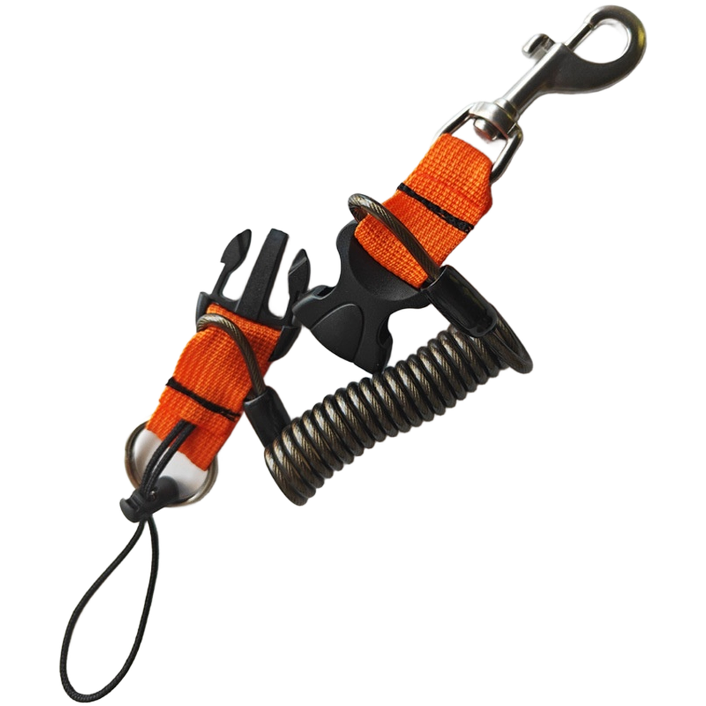 Retractable 304 SS Spring Rope - Fishing Hook recension och pris